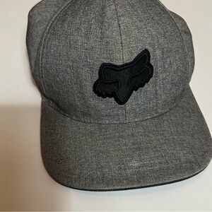Fox Heather Gray Cap with Black Logo